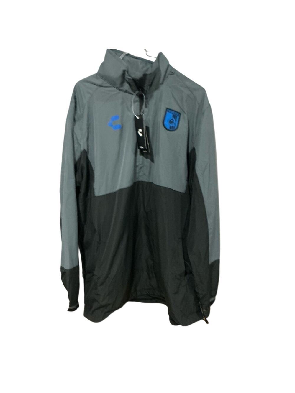 Queretaro FC Charly Outdoor Quarter-Zip Jacket - Black Mens Small